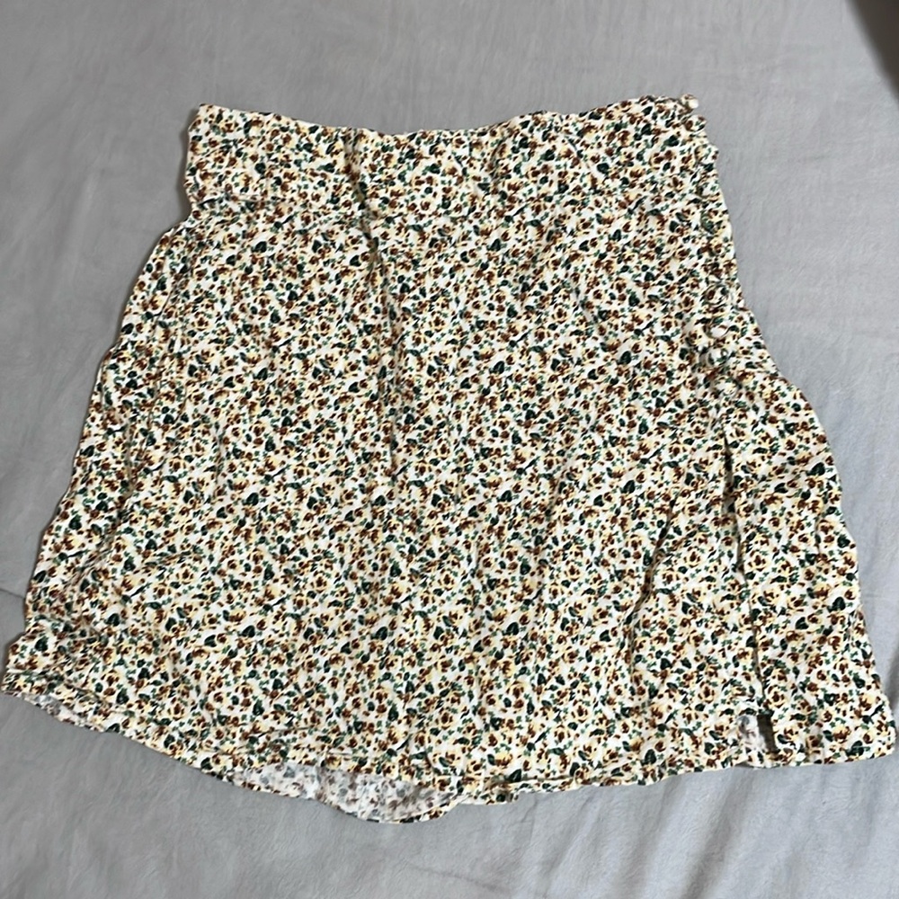 Zara floral skort( short+ skirt)